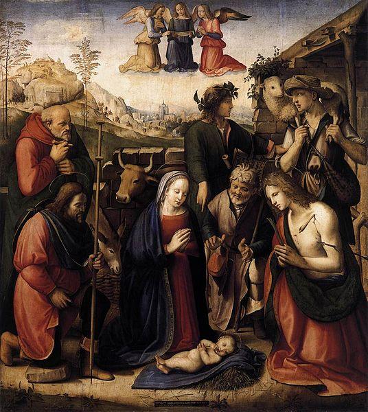 Ridolfo Ghirlandaio The Adoration of the Shepherds Sweden oil painting art